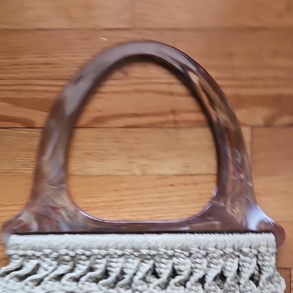 Vintage Woven & Crochet Tote Bags in Tan and Brown - Picture 5 of 12